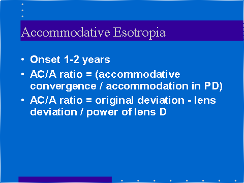 icd 9 code for accommodative esotropia